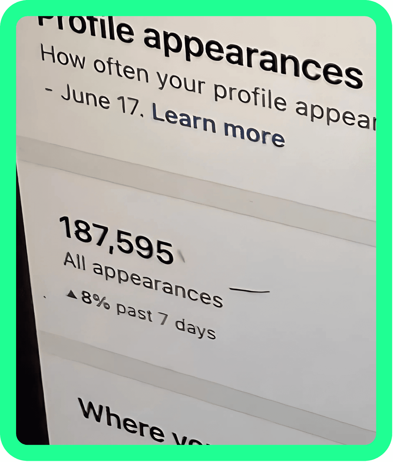 Boost Profile Appearances 180k